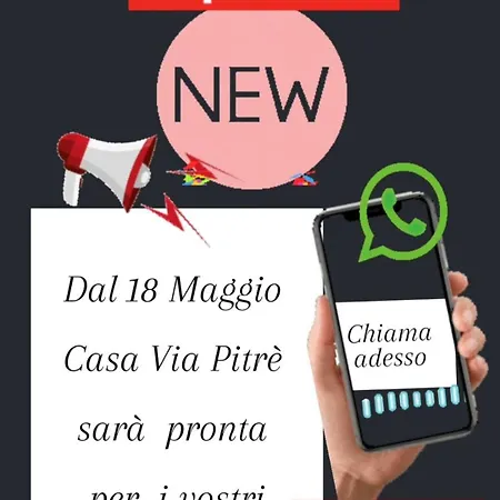 Casa Di Via Pitre' 29 アパート パレルモ